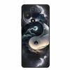 For TCL 605 Case Fashion Flower Protective Black Silicone Soft TPU Back Cover Case For TCL 60 5G 60 SE Case 60SE Coque Funda Bag
