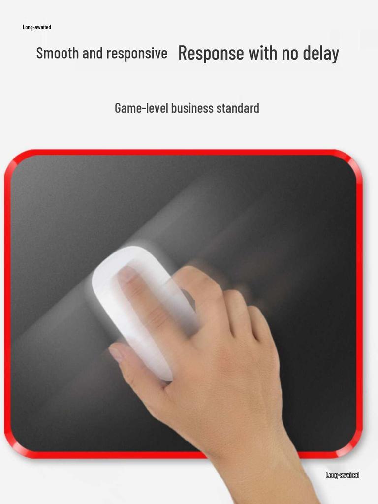 Smooth Resin Gaming Mouse Pad - Small & Large, Dirt-Resistant for Office & Laptop