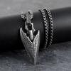Men's Personality Norse Mythology Vintage Viking Weapons Spear Head Pendant Necklace