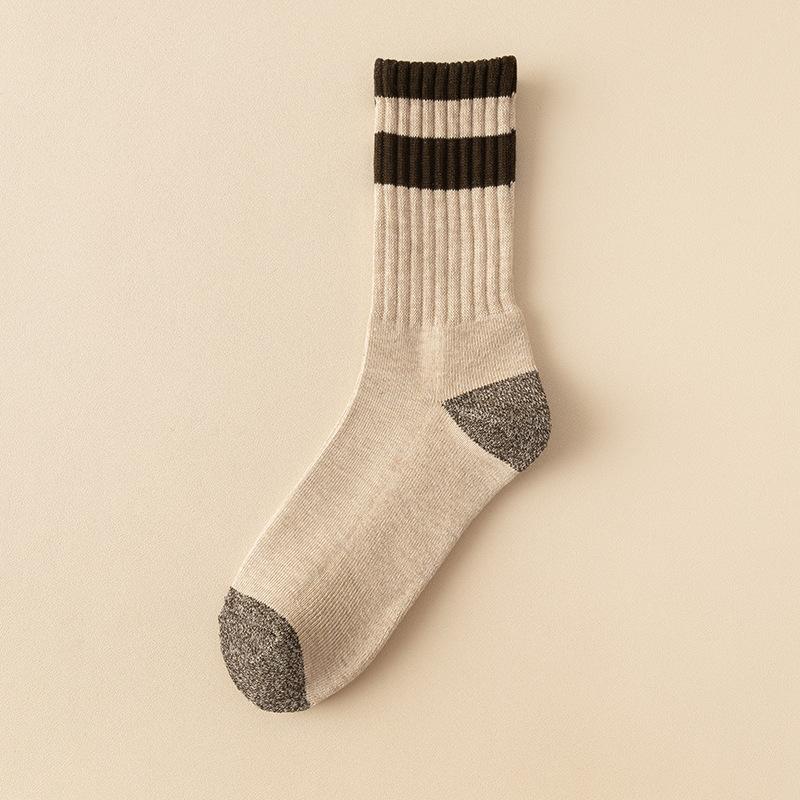 Men's Winter Fleece and Thickened Loop Warm Sports Thigh High Socks