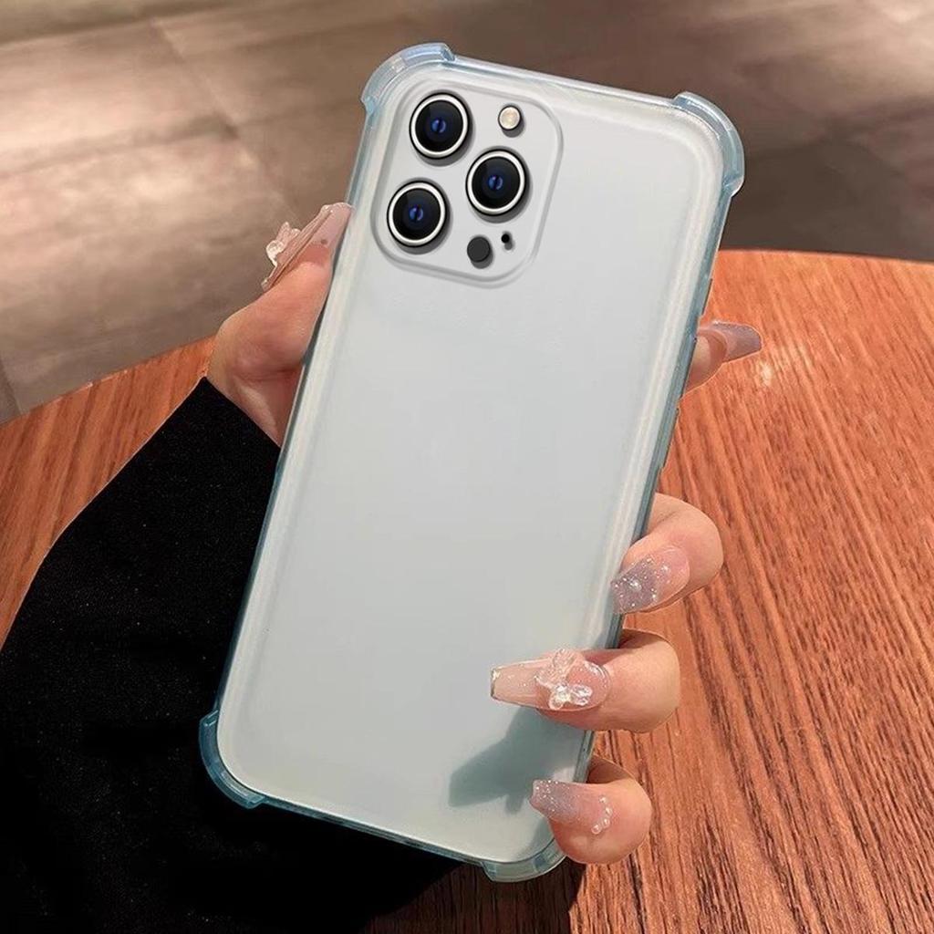 Case for iPhone 12 ProMax,12 Pro,11 ProMax,11 Pro Translucent Frosted Matte Casing 4-Corner Airbag Shockproof Bumper Cover
