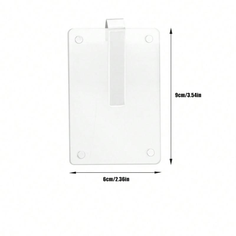 1pc New Magnetic Photo Clip For Car Sun Visor, Universal Acrylic Fridge Magnet Transparent Magnetic Instant Photo Frame Car Sun Visor Photo Frame Clip