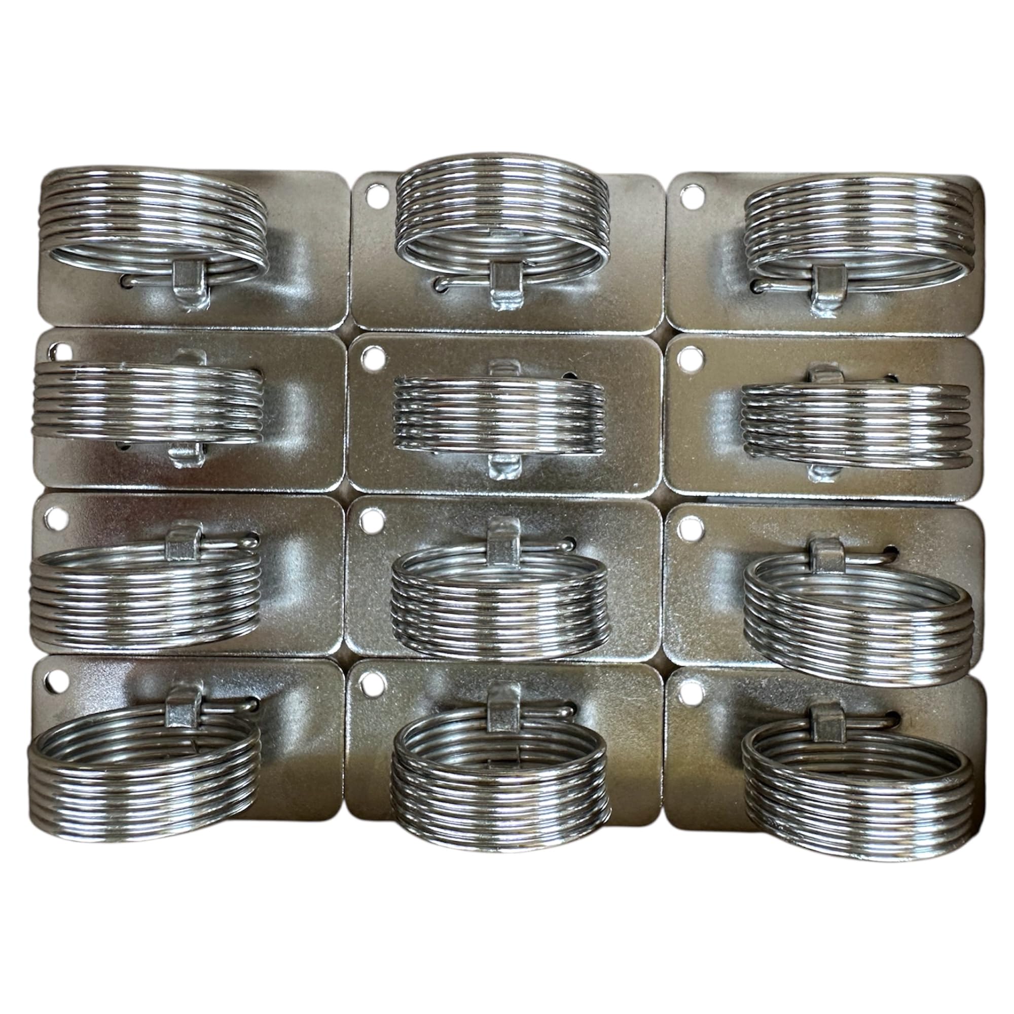 

Пружинные зажимы Nico Nimo, 12 штук, Держатель для парковочного талона, Пружинный держатель, Держатель на катушке, Зажим для билета серебряный