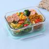 Szklany pojemnik na żywność z borokrzemowego szkła do kuchenki mikrofalowej i lodówki