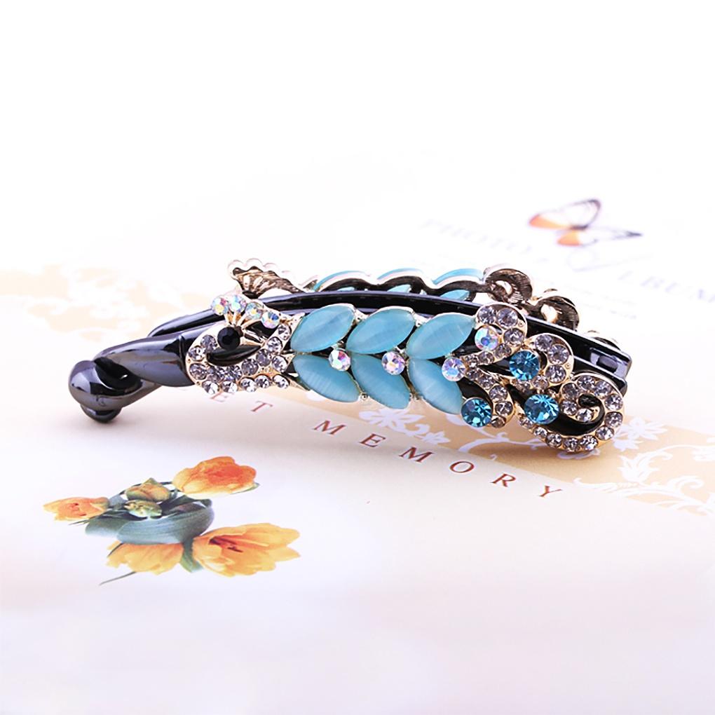 Damen Nadel Haarnadel (blau) Haarschmuck-Klammer