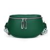 Fashion Genuine Cowhide Leather Saddle Bag for Women Luxury Messenger Bag Versatile Shoulder Handbag