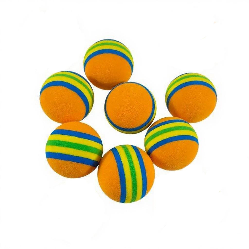 Colorful Sounding Cat Toy: Mesh Bell Ball for Self-Play and Biting