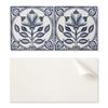 Aesthetic Vinyl Wall Covering with Print 120x60 Cm Floral Pattern On Tile