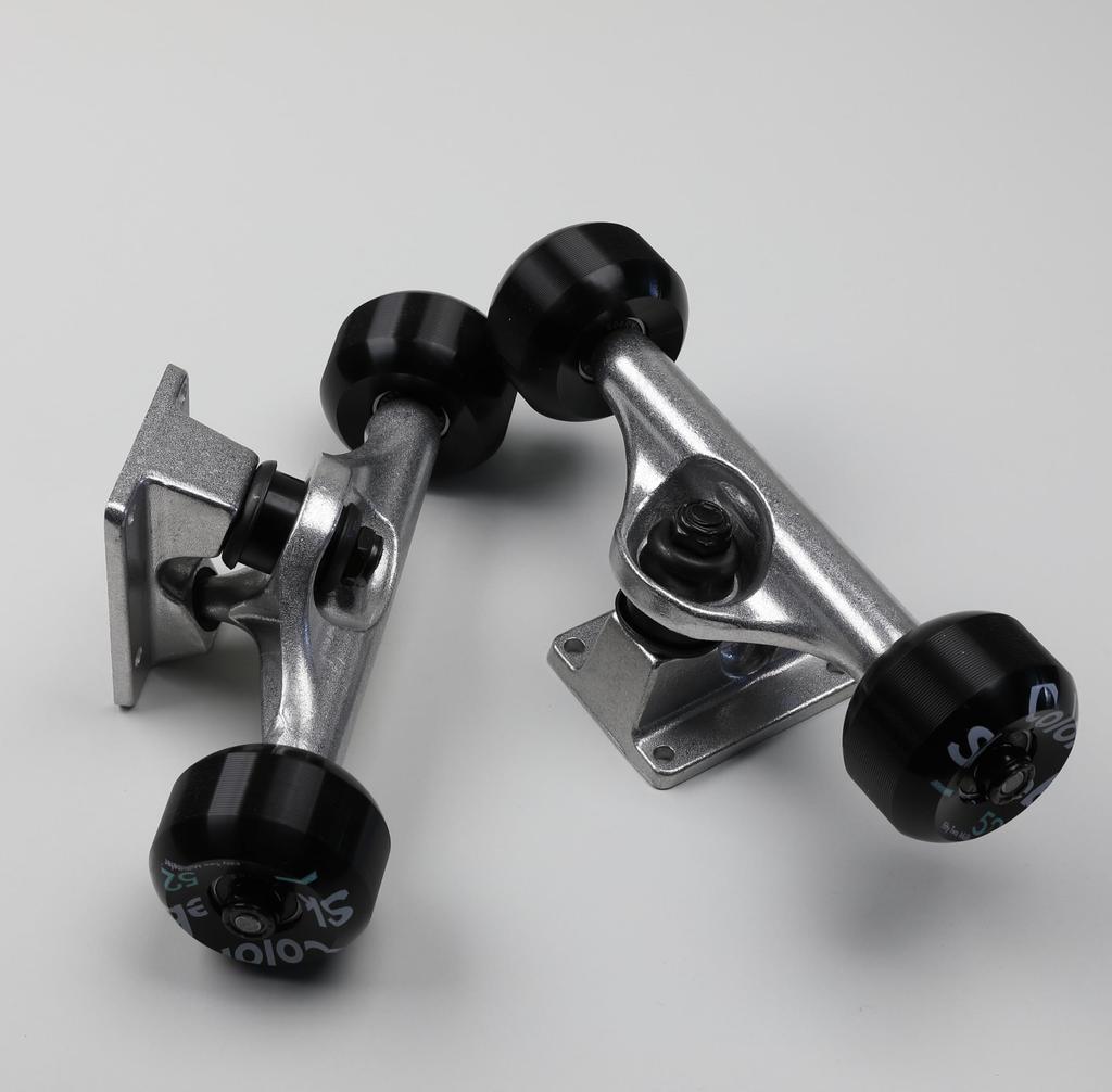 Skateboard Undercarriage Set Track Track Wheel Bearing Screw Truck Size Wheel Conical 52mm 100a Bearing ABEC7 Screw 1inch 5.25 + + + 5.25