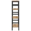 Artisan Oak Bookshelf 40 X 29.5 X 115 Cm Particleboard