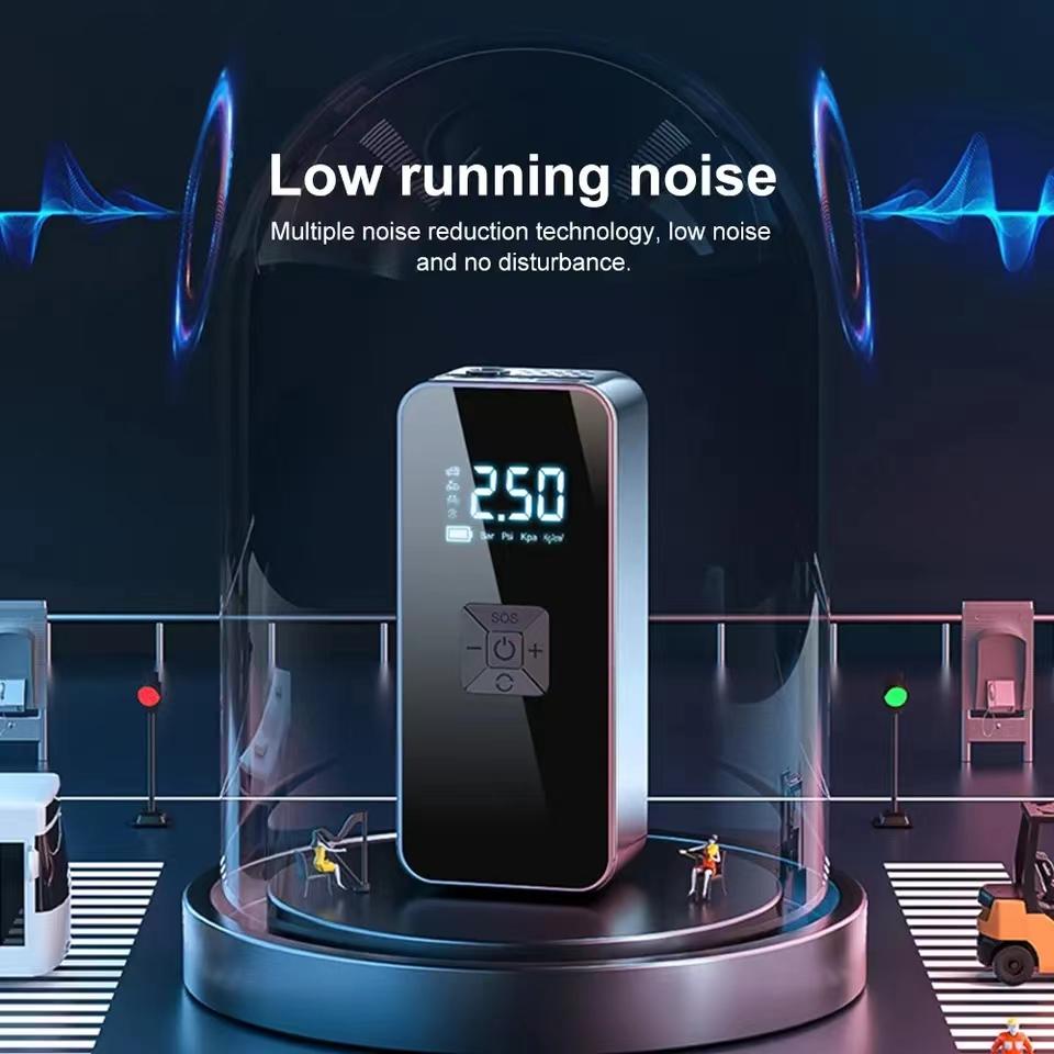 Compresor Auto Portabil Fără Fir Pompă de Aer Portabilă Umflator Inteligent Digital Pompă Inflatabilă Pentru Mașină Bicicletă