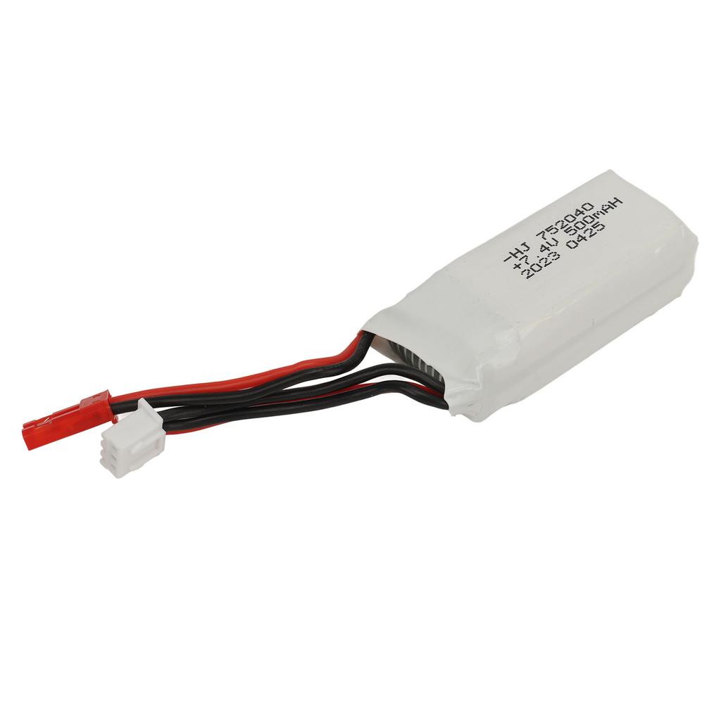 500mAh Lipo Battery 2S 7.4V 35C Overcharge Protection Lithium Battery for RC Drone Quadcopter