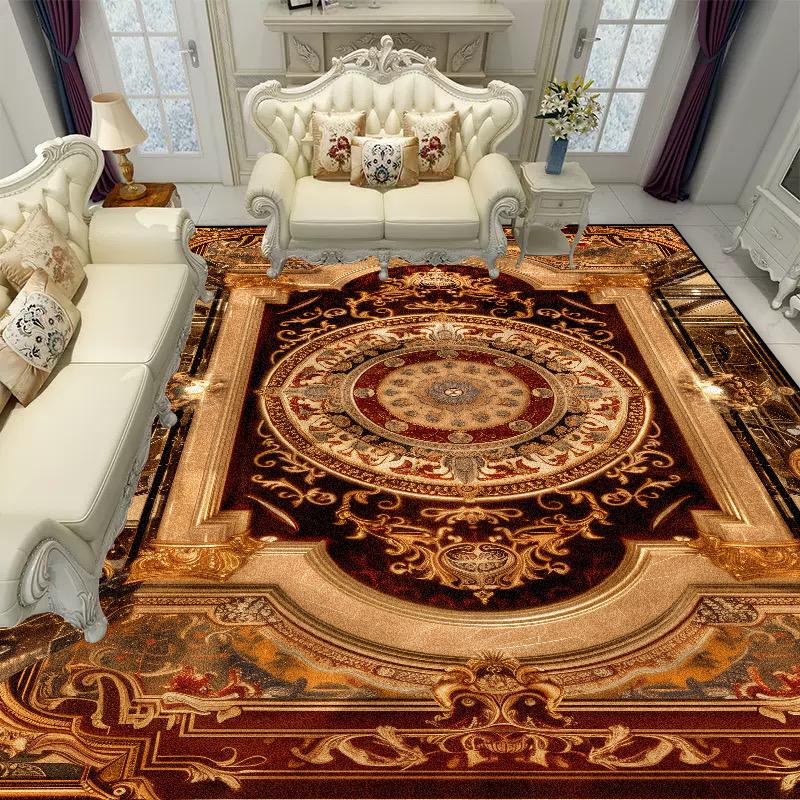 Luxury Persia Large Area Rugs for Living Room Decoration Home Sofa Area Carpet Bedroom Cloakroom Non-slip Floor Mat Customizable