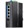 Huigu Industrial DIN Rail Fiber Optic Media Converter Switch