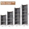 6-Tier Hanging Storage Bag for Wardrobe or Dorm: No-Drill, Space-Saving Organizer