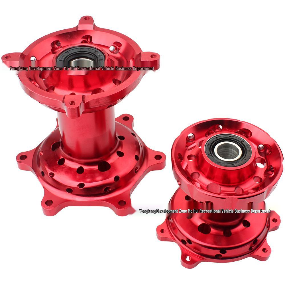 CNC Front & Rear Wheel Hubs & Spokes for Honda CRF250R/CRF450R Off-Road Bikes