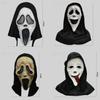 Mask Scream White Skull Ghost Face Masquerade Halloween Party Mock Gift Prop