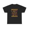 Monkey Samurai T Shirt Unisex Heavy Cotton Tee
