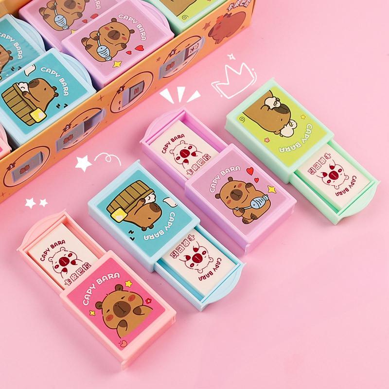 1 Stück Capybara-Thema Kreative Zauberkiste Gummi Schüler Kinder Spielzeug Preis Geschenke