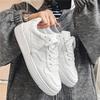 Sports and Leisure Little White Shoes Men's 2025 Spring and Autumn New Shoes Trendy Ins Niche Design Versatile Board Shoes Summer