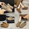 thick-soled all-inclusive thin Ken shoes women's spring and autumn retro one-pedal lazy shoes flat-soled women's shoes