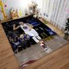 Stephen Curry Golden State Warriors 30 On Court Finger Up NBA Photo Art artistic printed carpet accent for bedroom hallway floor