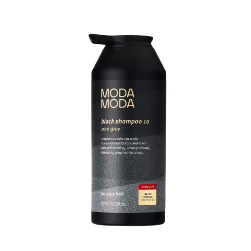 

MODAMODA Zero Сіро-чорний Шампунь 10 100г / 300г Покриття сивини та Догляд за волоссям 300g