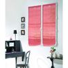 Store voilage en jute et coton rouge 60x200 - style bohème
