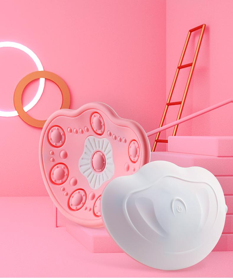 Wireless Remote-Controlled Heated Vibration Breast Massager
