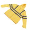 Herren Warnschutz-Sweatshirt Hohe Sichtbarkeit Reflektierende Streifen Reißverschluss Fleece Winddicht Hi Vis Sicherheitsjacke Gelb XL