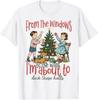 Windows To Walls Im About To Deck These Halls Christmas T-Shirt