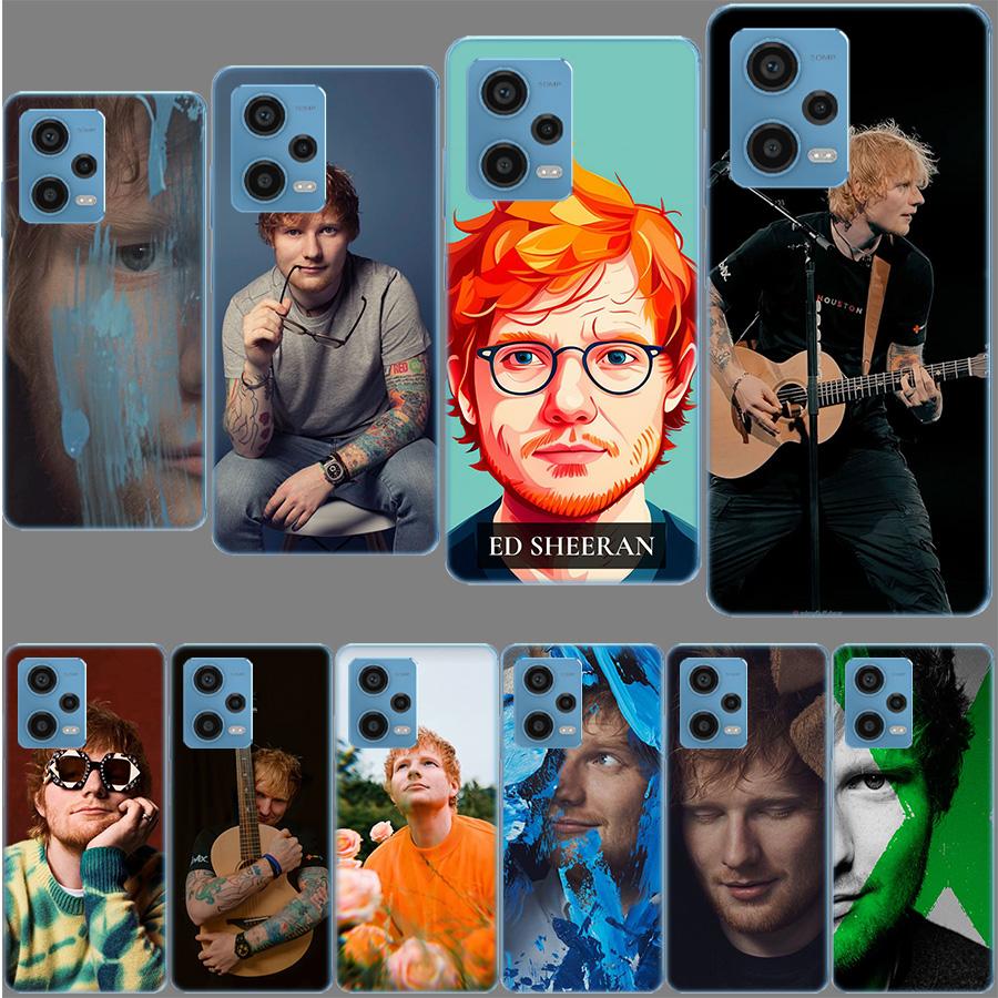 

Чехол для телефона с изображением Эда Ширана Для Redmi Note 13 12 14 15 Pro Plus 13R 11 11T 11E 11S 10 Pro 10S 9 9S Чехол Cell Clear TPU Capa Ca Redmi Note 13 Pro 5G коричневый