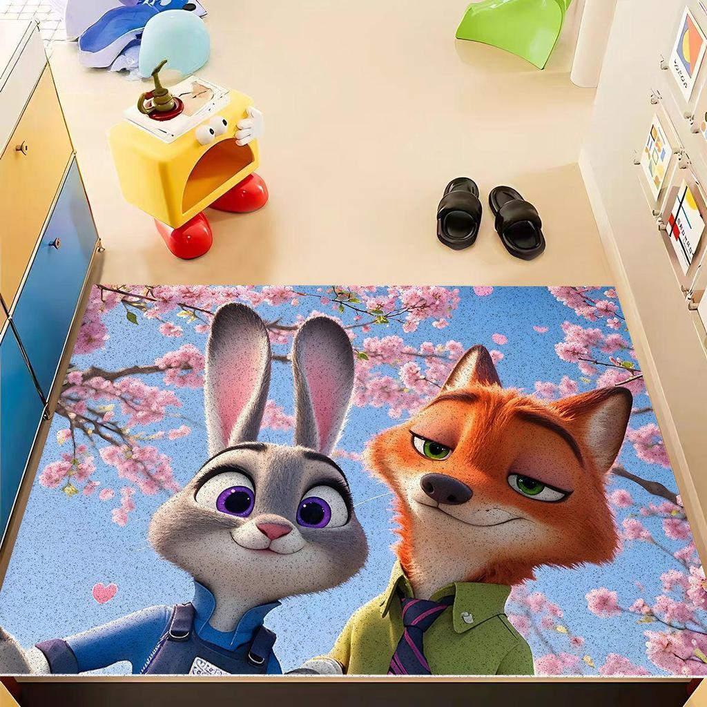 Zootopia Cartoon Non-Slip Indoor Door Mat - Foyer Dust & Mud Remover
