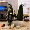 Unique Green Hat Hanging Leg Coffee Gnome Plush Doll Ideal For Festive Home Accents