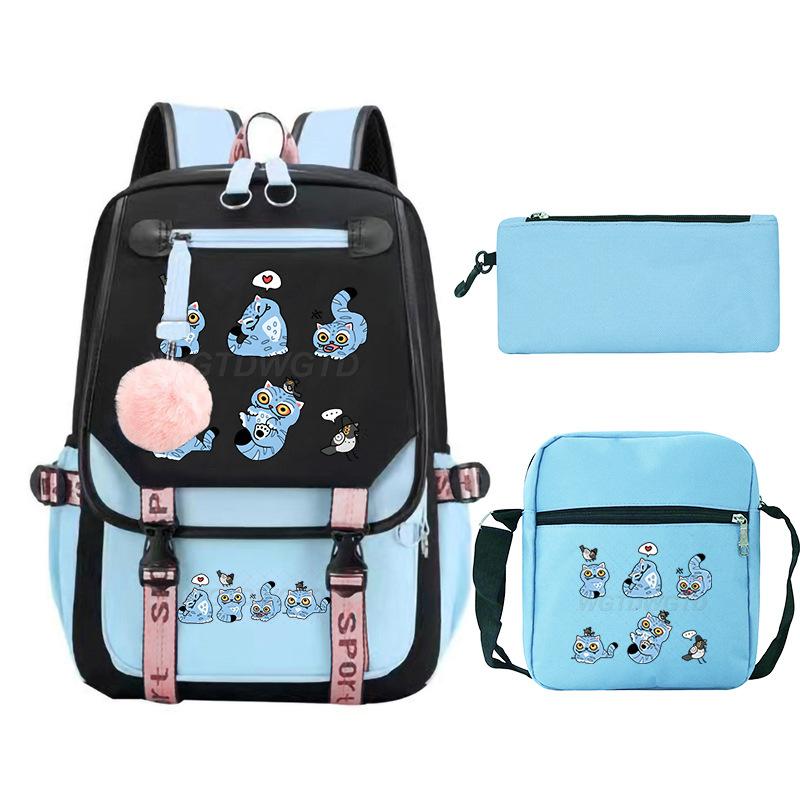 Animation Cartoon Personalized Printing Large Capacity Children'S Backpack Primary And Secondary School Schoolbag Leisure Suit