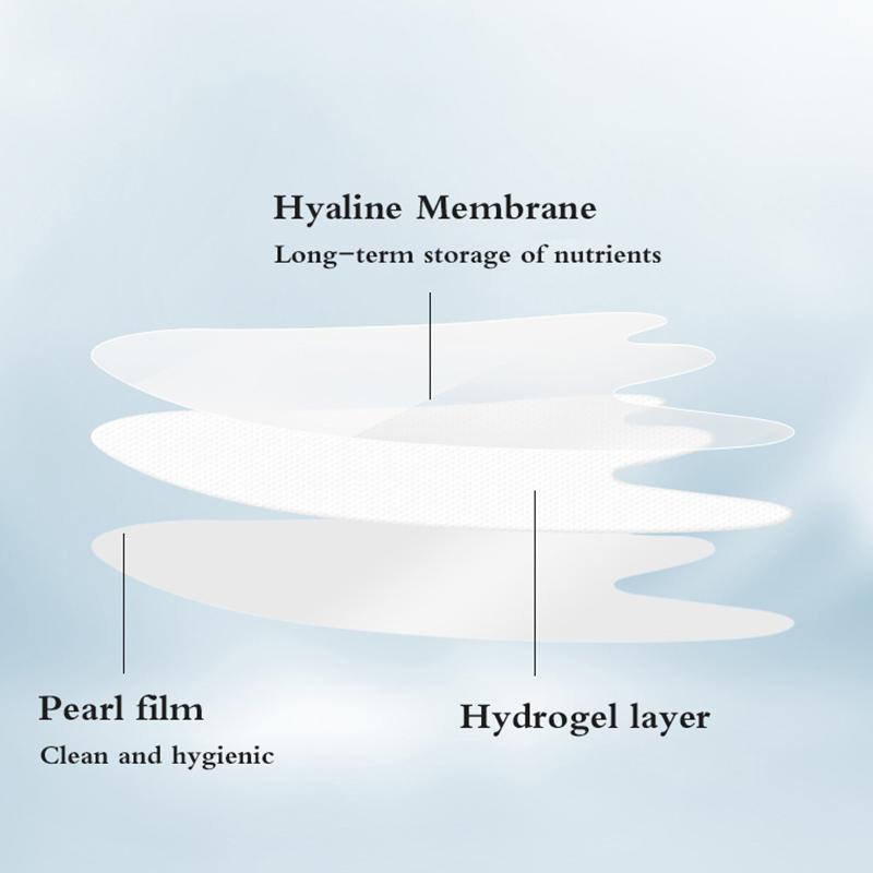 5 Beutel/Karton Augenmasken-Patch, Nasolabial-Stirnfalten, Anti-Falten-Muster-Patch