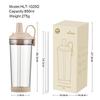 Tritan Straw Cup Large Hole Suction Bubble Tea Cup Portable Magnetic Handle Boba Straw Water Cup