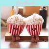 Popcorn Plush Cute Toy Keychain Stuffed Doll Kids Pendant Backpack Decoration