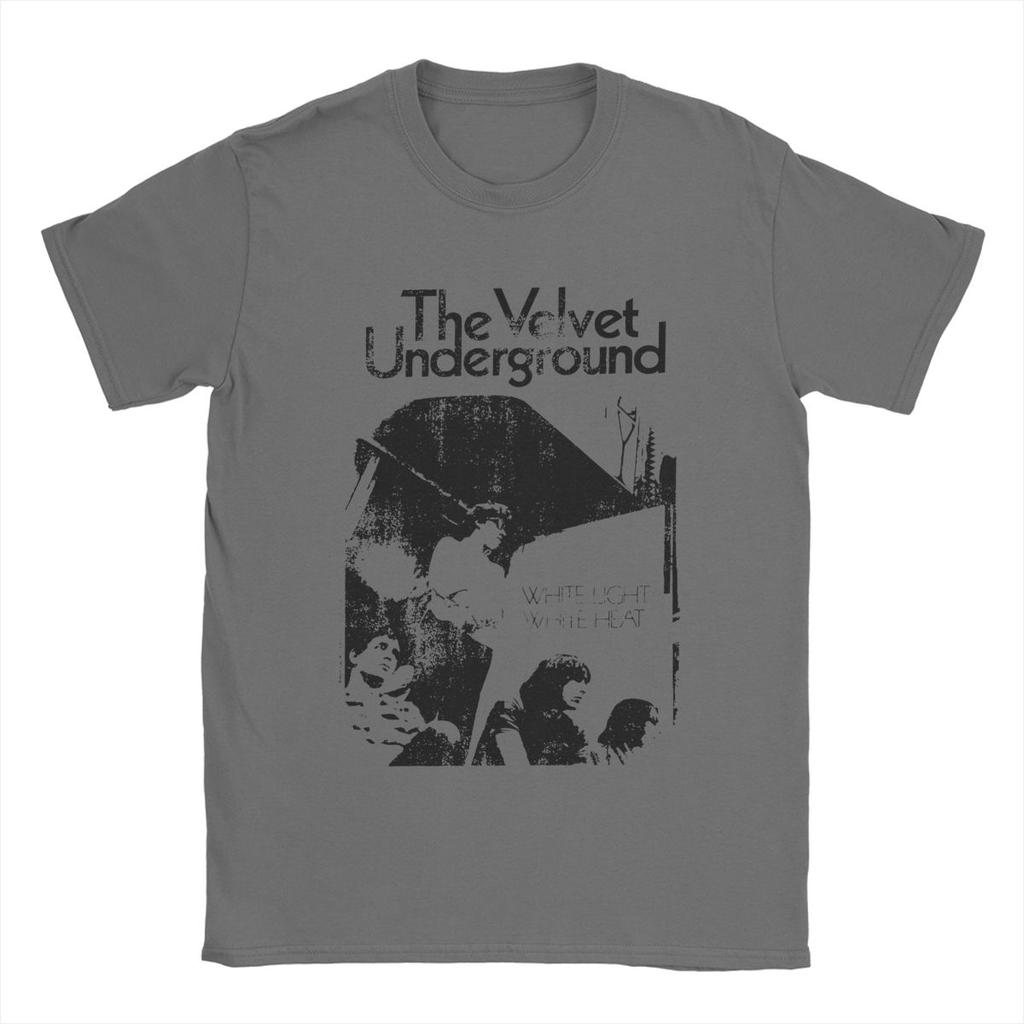 Casual The Velvet Underground T-Shirts Men Crew Neck Pure Cotton T Shirt Short Sleeve Tees Gift Idea Tops