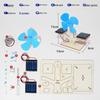 DIY Solar Fan Wooden Science Experiment Kit - Ideal for Cultivating Interest In Technology