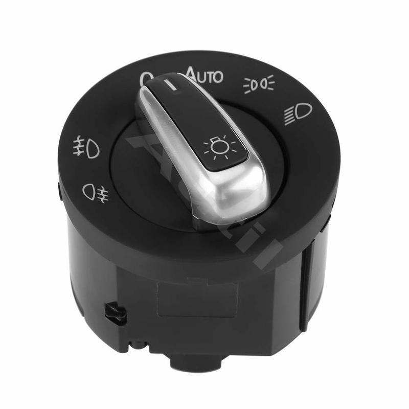 5ND941431B for VW Golf MK5 MK6 Passat B6 Jetta Tiguan Touran Caddy Headlight Fog Light Control Switch with Light Sensor Module