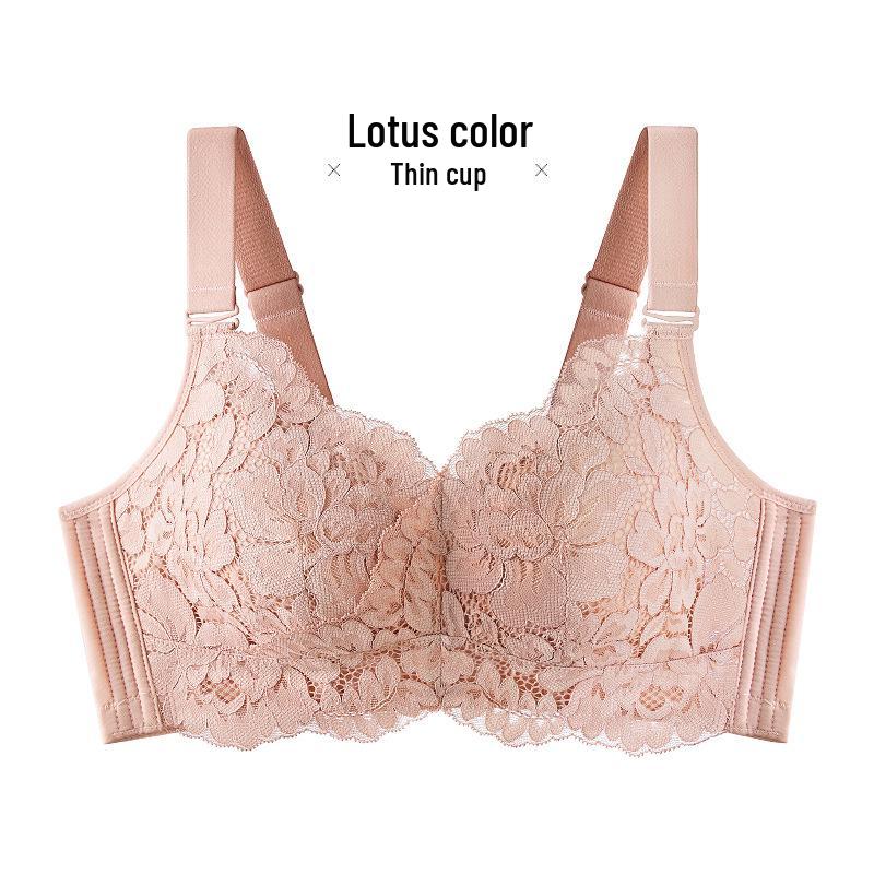 Women's Underwire Shaping Bra with Breast Adjustment, Large Cup