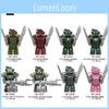 Armor Power Building Block Models With Small Particles For Childrens Diy Gift
