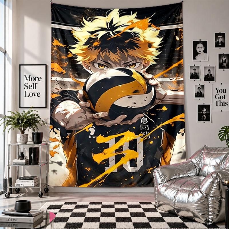 Wall TapestryHaikyuu Art Hanging Cloth Decorative Background Cover for Room Decoration