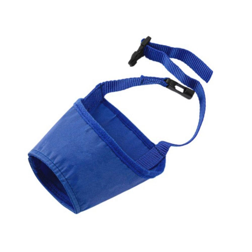 Polyester Dog Mouth Mask Adjustable Dogs Mouth Cover Anti Bite Dogs Muzzles  Walking