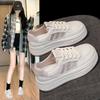 Leather Soft-soled White Shoes Women's Shoes Spring and Summer 2025 New Versatile Board Shoes Flat Casual Women's Shoes Sports Shoes