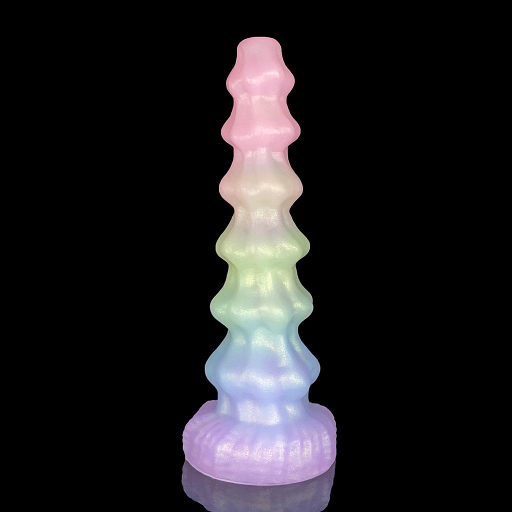 Alien Pagoda Dildo Female Masturbator Liquid Silicone Dildo Rear Anal Plugs Adult Sex Toys Male Anal Plugs