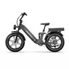 ONESPORT OT08 Pro 20'' Elektrofahrrad 500W Doppelbatterie 48V 36AH Vollfederung Step-Thru Fat Tire E-Bike