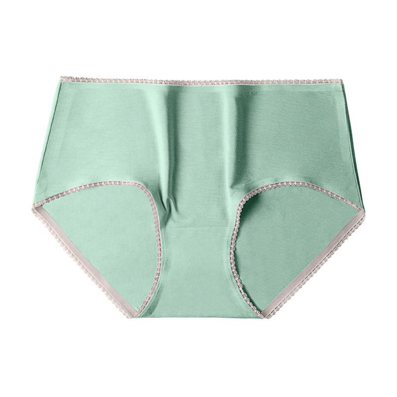 High End Pure Cotton Underwear Antibacterial Grade Underwear Women's Underwear Elastic Seamless Underwear One Piece Triangle Pants