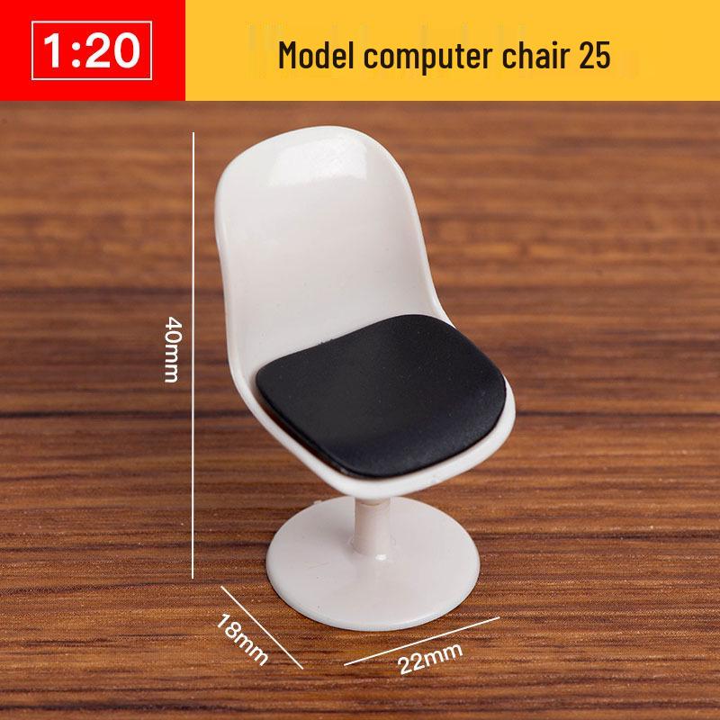 1:20 Scale 3D Miniature Architectural Model: Floor Plan Scene with ABS Furniture